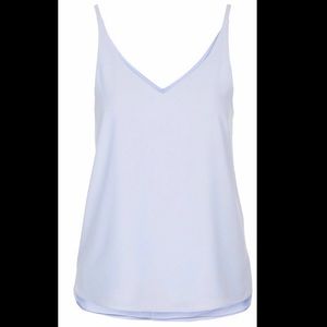 Topshop baby blue Cami v neck tank top